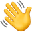 Waving Hand Emoji